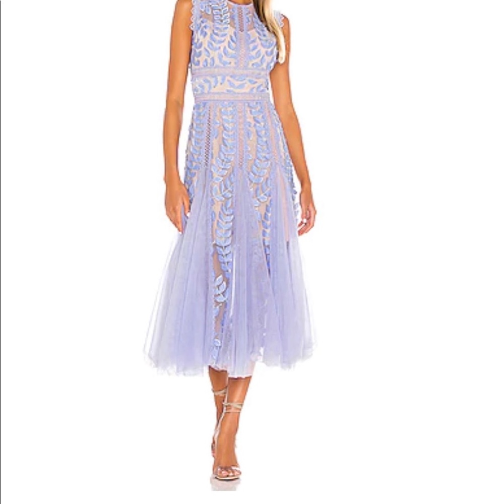 BRAND NEW Bronx and Banco Violet Flared Dress